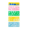 Creative children's multi-functional pattern universal ruler set, cute art drawing ruler, student stationery gift wholesale Item Picture